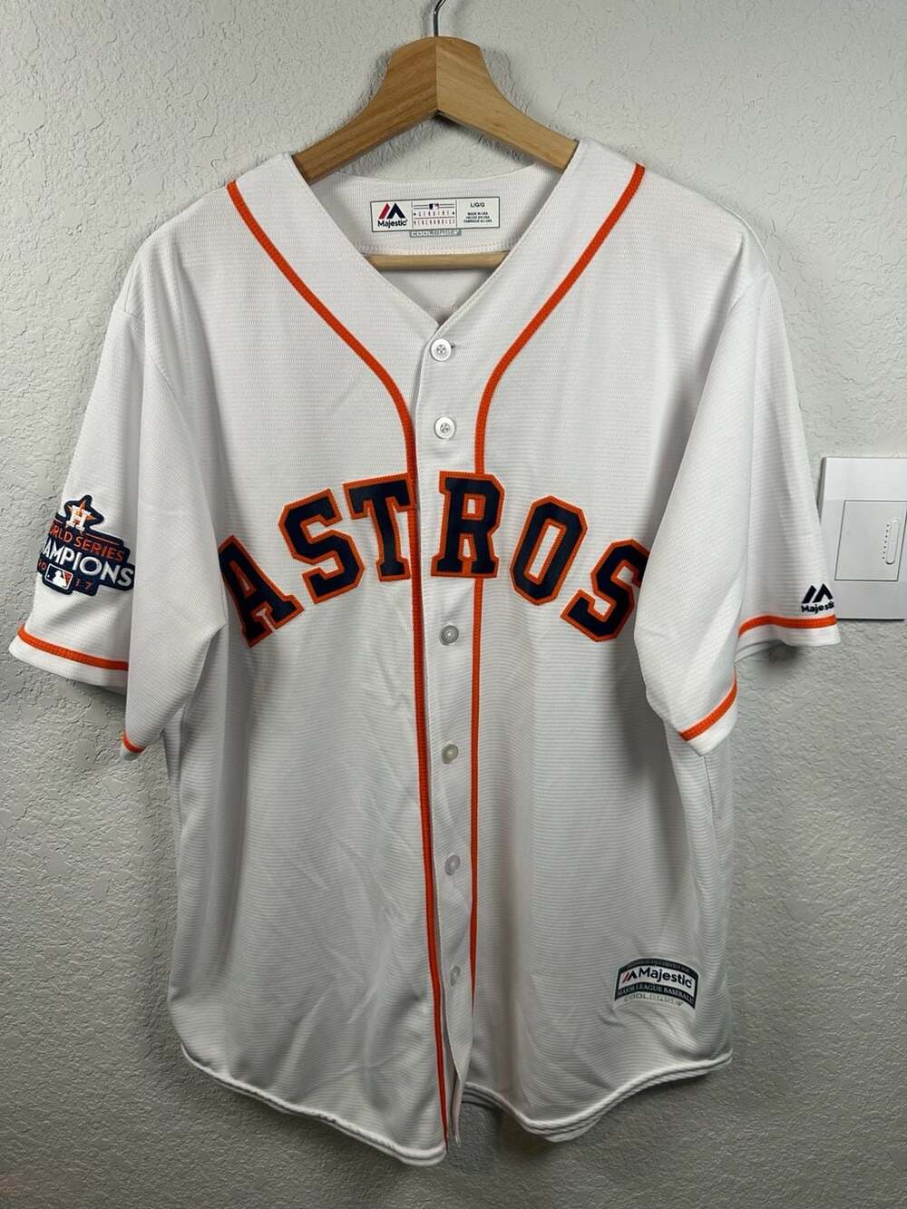 Majestic Houston Astros Springer 4 Jersey Size Large